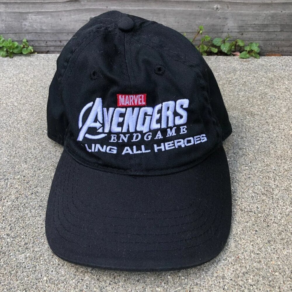 VTG 2019 Marvel Avengers End Game McDonalds Hat Men's One Size Cap Black​​​